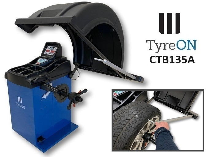 CTB135A wheel balancer - 5 ALU and 2 Steel programs - Auto input Distance + Diameter + Width - 230V - Workshop equipment: picture 1 CTB135A wheel balancer - 5 ALU and 2 Steel programs - Auto input Distance + Diameter + Width - 230V - Workshop equipment: picture 1