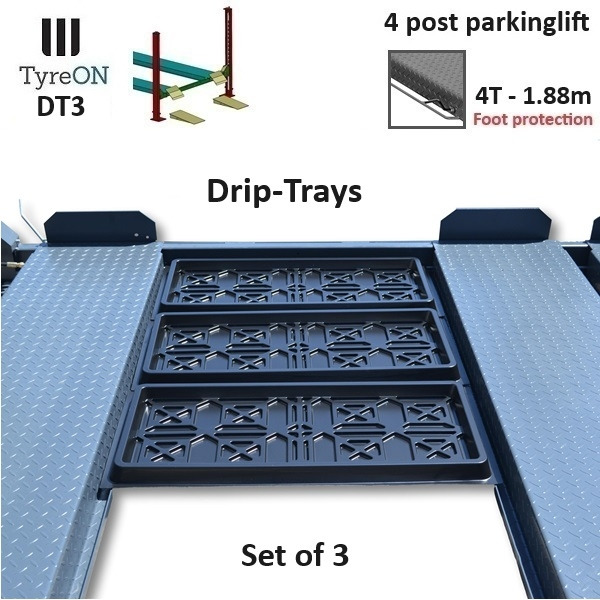 DT3 set of 3 plastic oil / liquid / dirt drip-trays - Workshop equipment: picture 1 DT3 set of 3 plastic oil / liquid / dirt drip-trays - Workshop equipment: picture 1