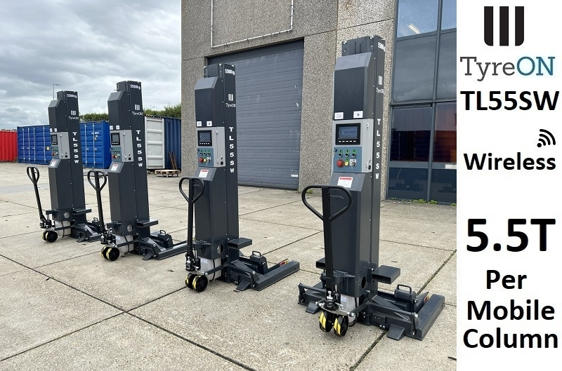 TL55SW-4 22T Mobile column lift - mobile vehicle lift - wireless - battery powered - Workshop equipment: picture 2 TL55SW-4 22T Mobile column lift - mobile vehicle lift - wireless - battery powered - Workshop equipment: picture 2