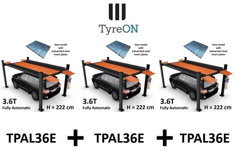 TPAL36E parking lift + TPAL36E parking lift+ TPAL36E parking lift - Workshop equipment: picture 1 TPAL36E parking lift + TPAL36E parking lift+ TPAL36E parking lift - Workshop equipment: picture 1