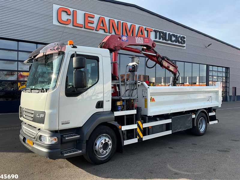 DAF FA 55 LF 220 HMF 10 Tonmeter laadkraan Just 119.287 km! - Tipper, Crane truck: picture 2 DAF FA 55 LF 220 HMF 10 Tonmeter laadkraan Just 119.287 km! - Tipper, Crane truck: picture 2