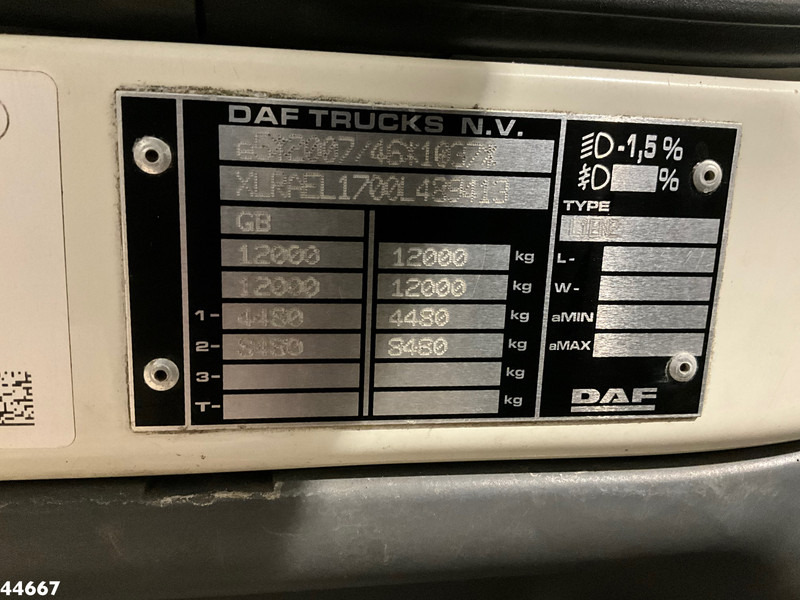 Garbage truck DAF FA LF 230 Euro 6 RHD Terberg 8m³ Just 67.505 Km!: picture 18 Garbage truck DAF FA LF 230 Euro 6 RHD Terberg 8m³ Just 67.505 Km!: picture 18