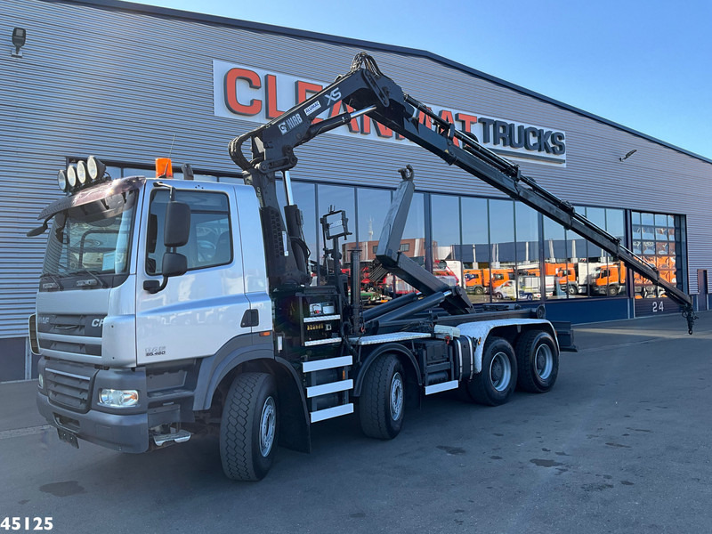 DAF FAD 85 CF 460 8x4 Hiab 16 Tonmeter laadkraan - Hook lift truck, Crane truck: picture 1 DAF FAD 85 CF 460 8x4 Hiab 16 Tonmeter laadkraan - Hook lift truck, Crane truck: picture 1