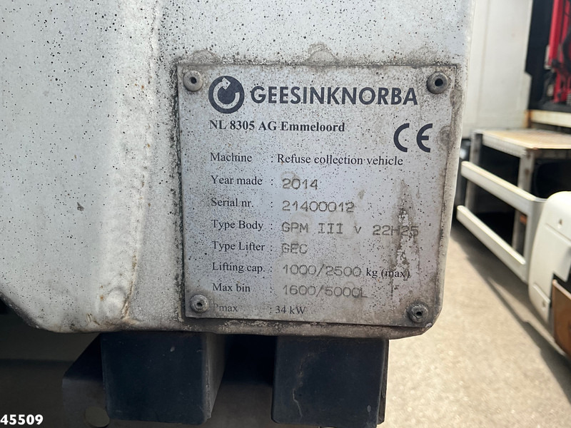 Garbage truck DAF FAG CF 290 Euro 6 Geesink 22m³: picture 20