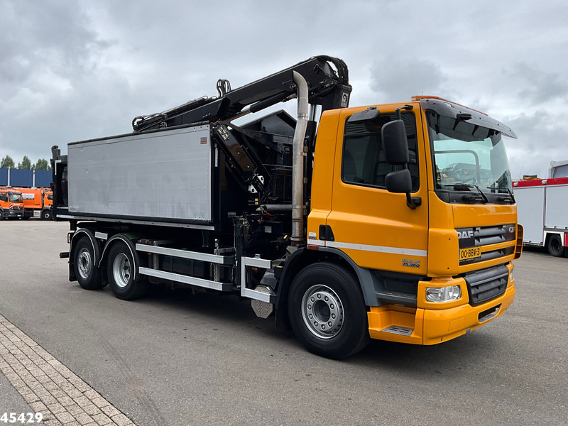 Tipper, Crane truck DAF FAN 75 CF 360 Hiab 12 Tonmeter laadkraan + Kipper 15m³ Just 177.993 km!: picture 7