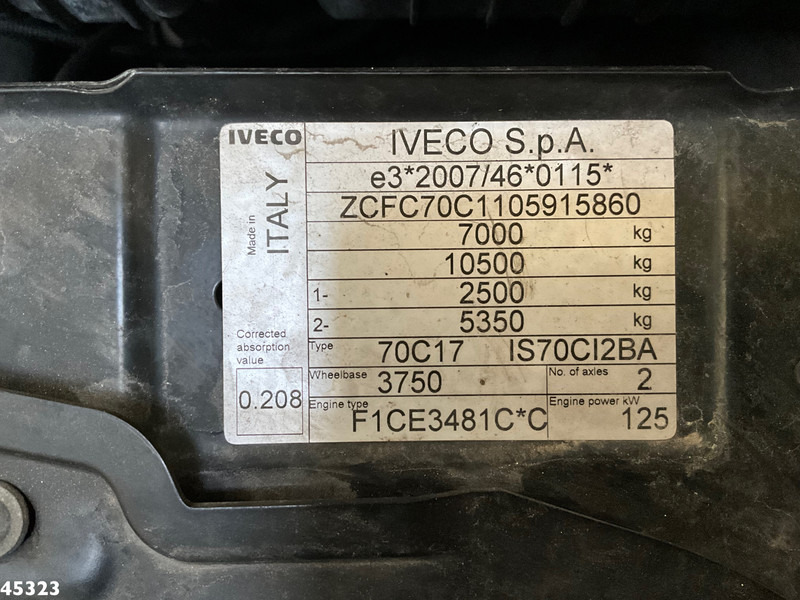 Snow removal vehicle Iveco Daily 70C17 Nido zoutstrooier: picture 19 Snow removal vehicle Iveco Daily 70C17 Nido zoutstrooier: picture 19