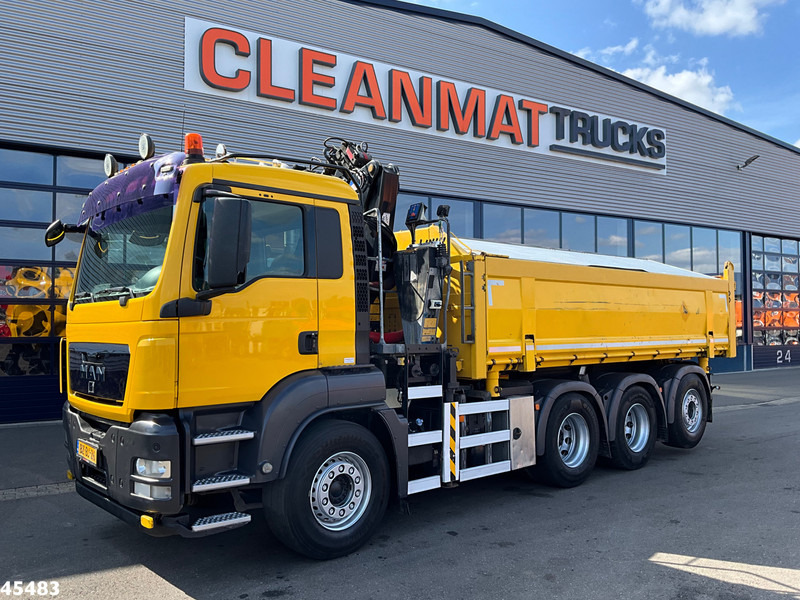 MAN TGS 35.400 8x4 Manual HMF 16 Tm Z-kraan - Tipper, Crane truck: picture 4 MAN TGS 35.400 8x4 Manual HMF 16 Tm Z-kraan - Tipper, Crane truck: picture 4