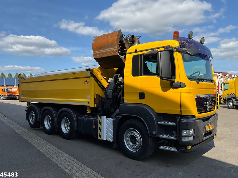 Tipper, Crane truck MAN TGS 35.400 8x4 Manual HMF 16 Tm Z-kraan: picture 8 Tipper, Crane truck MAN TGS 35.400 8x4 Manual HMF 16 Tm Z-kraan: picture 8