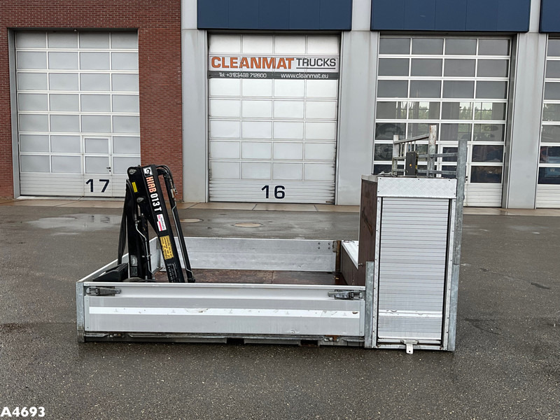 Open laadbak + Hiab 1,3 Tonmeter laadkraan - Roll-off container: picture 1 Open laadbak + Hiab 1,3 Tonmeter laadkraan - Roll-off container: picture 1