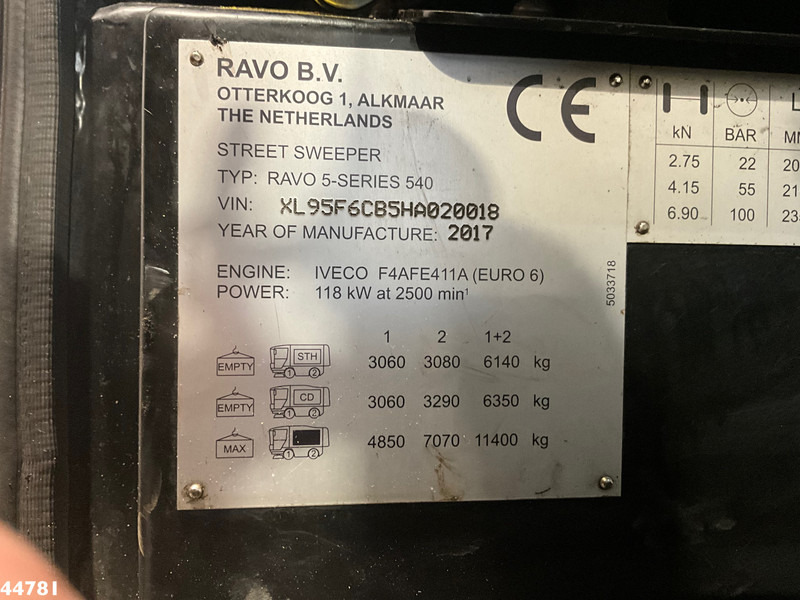 Lease a Ravo 540 CD Euro 6 with 3-rd brush Ravo 540 CD Euro 6 with 3-rd brush: picture 17