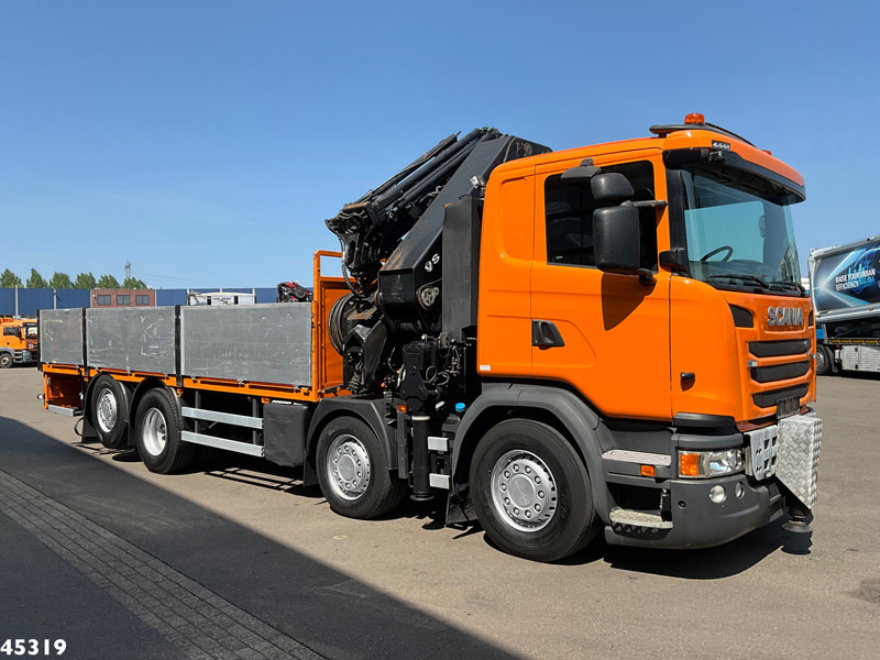 Crane truck Scania G 450 Euro 6 HMF 60 Tonmeter laadkraan + Fly-Jib: picture 9