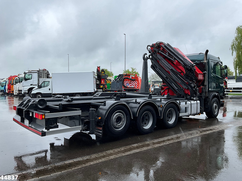 Scania G480 8x4 HMF 60 Tonmeter laadkraan + Fly-jib - Hook lift truck, Crane truck: picture 5 Scania G480 8x4 HMF 60 Tonmeter laadkraan + Fly-jib - Hook lift truck, Crane truck: picture 5