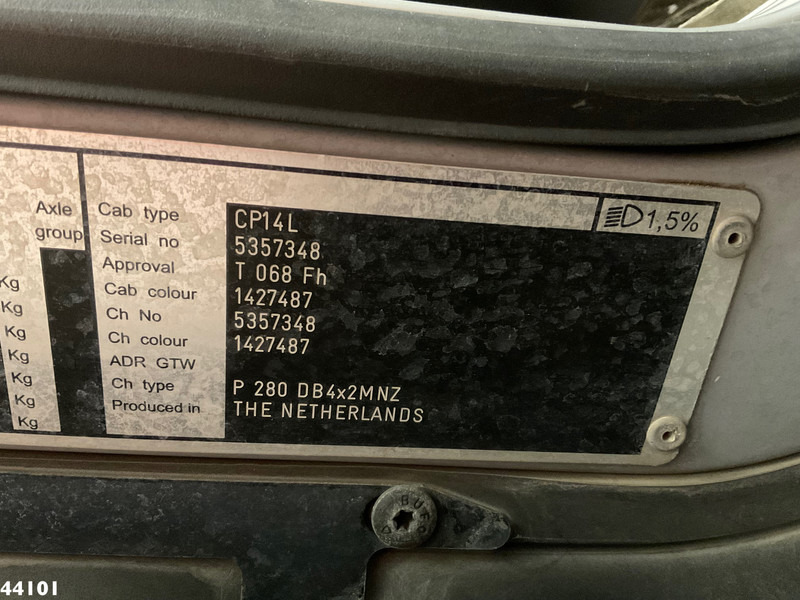 Skip loader truck Scania P 280 Euro 6 14 Ton portaalarmsysteem: picture 17