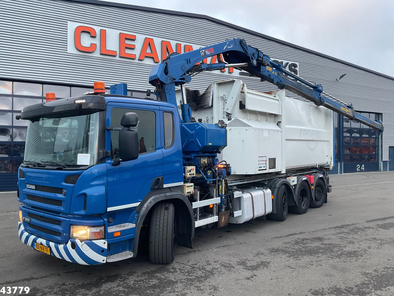 Scania P 360 8x2 Hiab 21 Tonmeter laadkraan - Hook lift truck, Crane truck: picture 1 Scania P 360 8x2 Hiab 21 Tonmeter laadkraan - Hook lift truck, Crane truck: picture 1