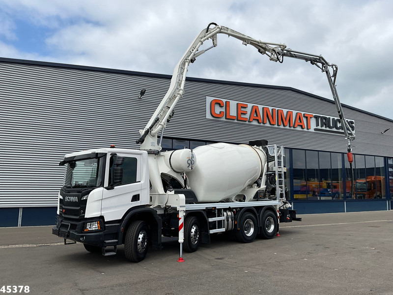Scania P 450 XT 8x4 Euro 6 Retarder CIFA 7m³ Mixer + Pumi Pump 25 m³ NEW & UNUSED! - Concrete pump truck: picture 1 Scania P 450 XT 8x4 Euro 6 Retarder CIFA 7m³ Mixer + Pumi Pump 25 m³ NEW & UNUSED! - Concrete pump truck: picture 1