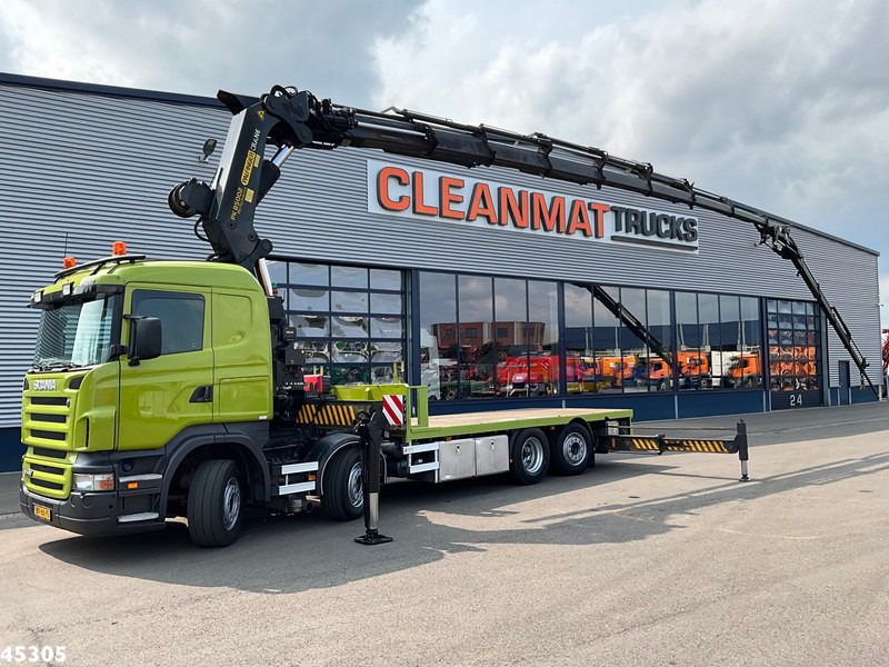 Scania R 420 8x2 manual Palfinger 85 Tonmeter laadkraan + Fly-Jib - Crane truck: picture 1 Scania R 420 8x2 manual Palfinger 85 Tonmeter laadkraan + Fly-Jib - Crane truck: picture 1