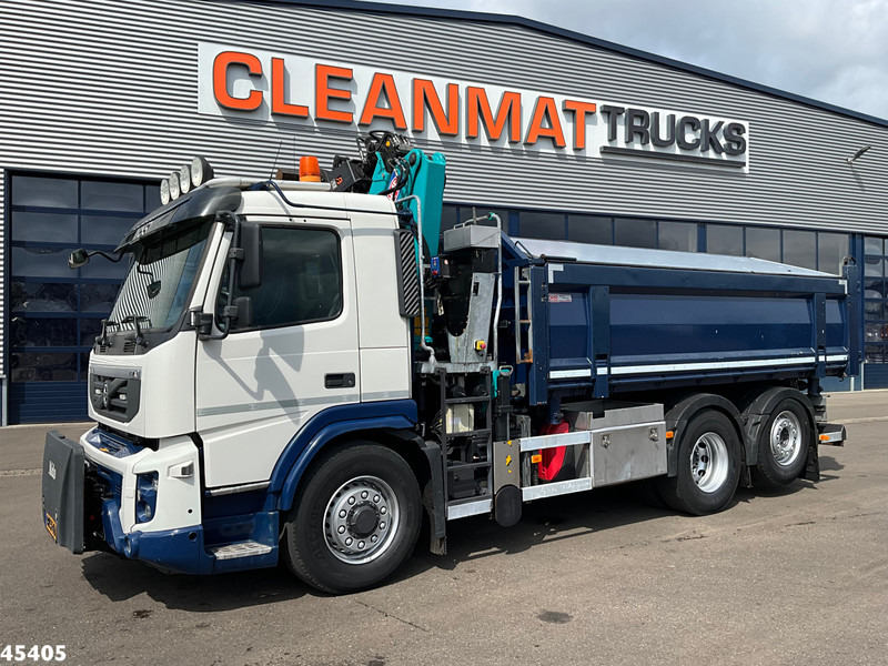 Volvo FM 330 6x2/6x4 Hydrodrive HMF 16 Tonmeter Z-kraan - Tipper, Crane truck: picture 3 Volvo FM 330 6x2/6x4 Hydrodrive HMF 16 Tonmeter Z-kraan - Tipper, Crane truck: picture 3