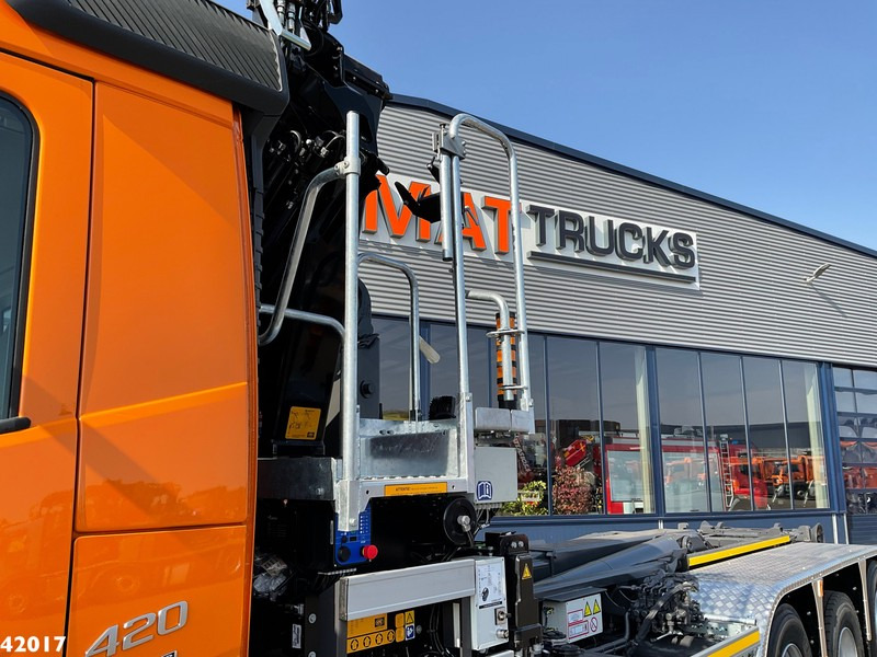 Hook lift truck, Crane truck Volvo FM 420 8x2 HMF 28 Tonmeter laadkraan: picture 11 Hook lift truck, Crane truck Volvo FM 420 8x2 HMF 28 Tonmeter laadkraan: picture 11