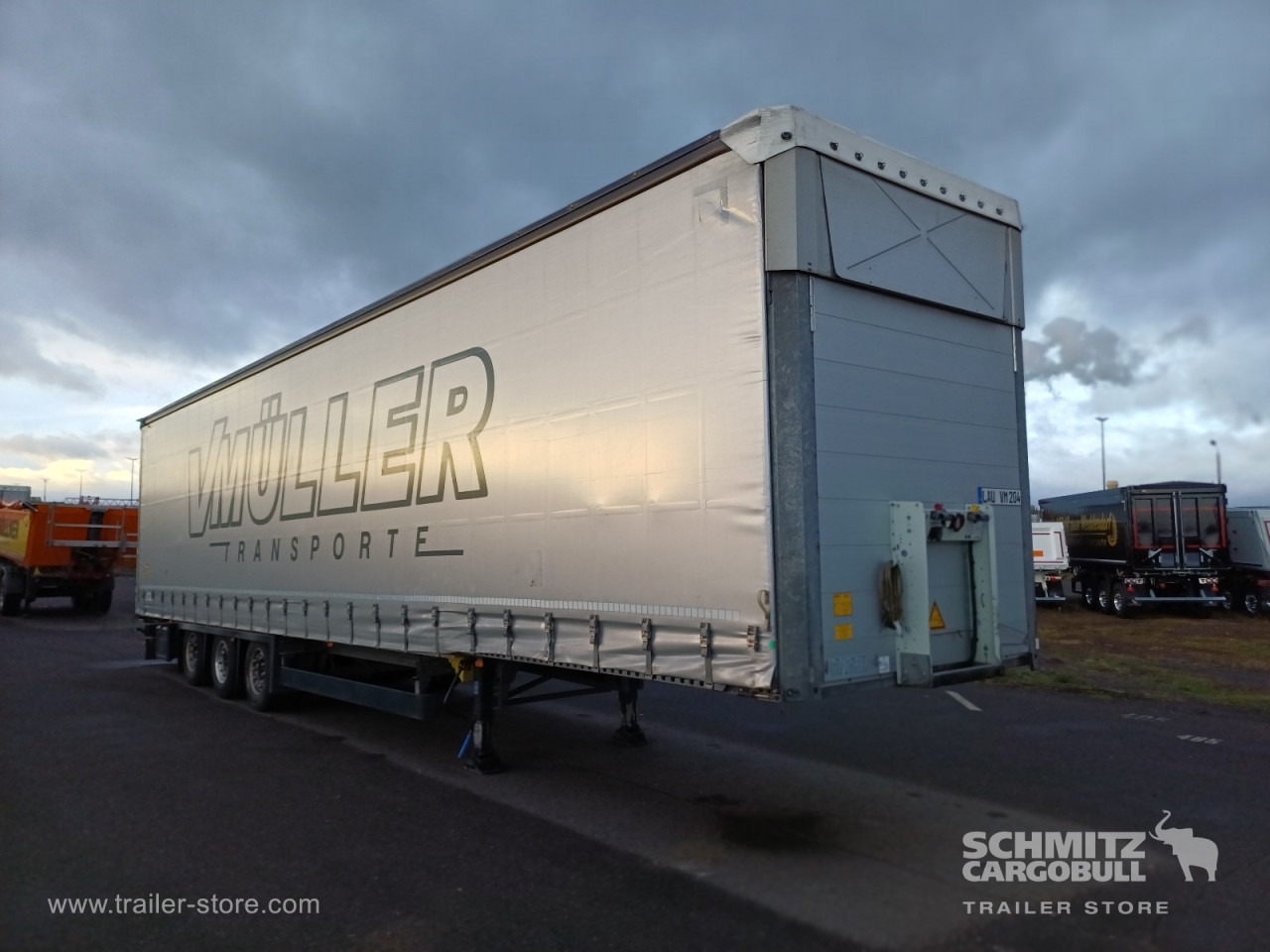 SCHMITZ Auflieger Curtainsider Mega - Curtainsider semi-trailer: picture 1 SCHMITZ Auflieger Curtainsider Mega - Curtainsider semi-trailer: picture 1