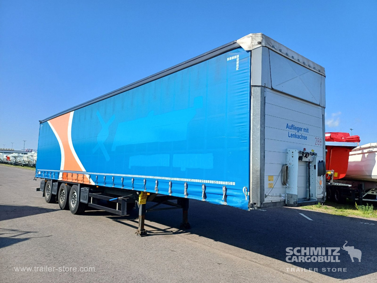 SCHMITZ Auflieger Curtainsider Standard Forklift holder - Curtainsider semi-trailer: picture 1 SCHMITZ Auflieger Curtainsider Standard Forklift holder - Curtainsider semi-trailer: picture 1