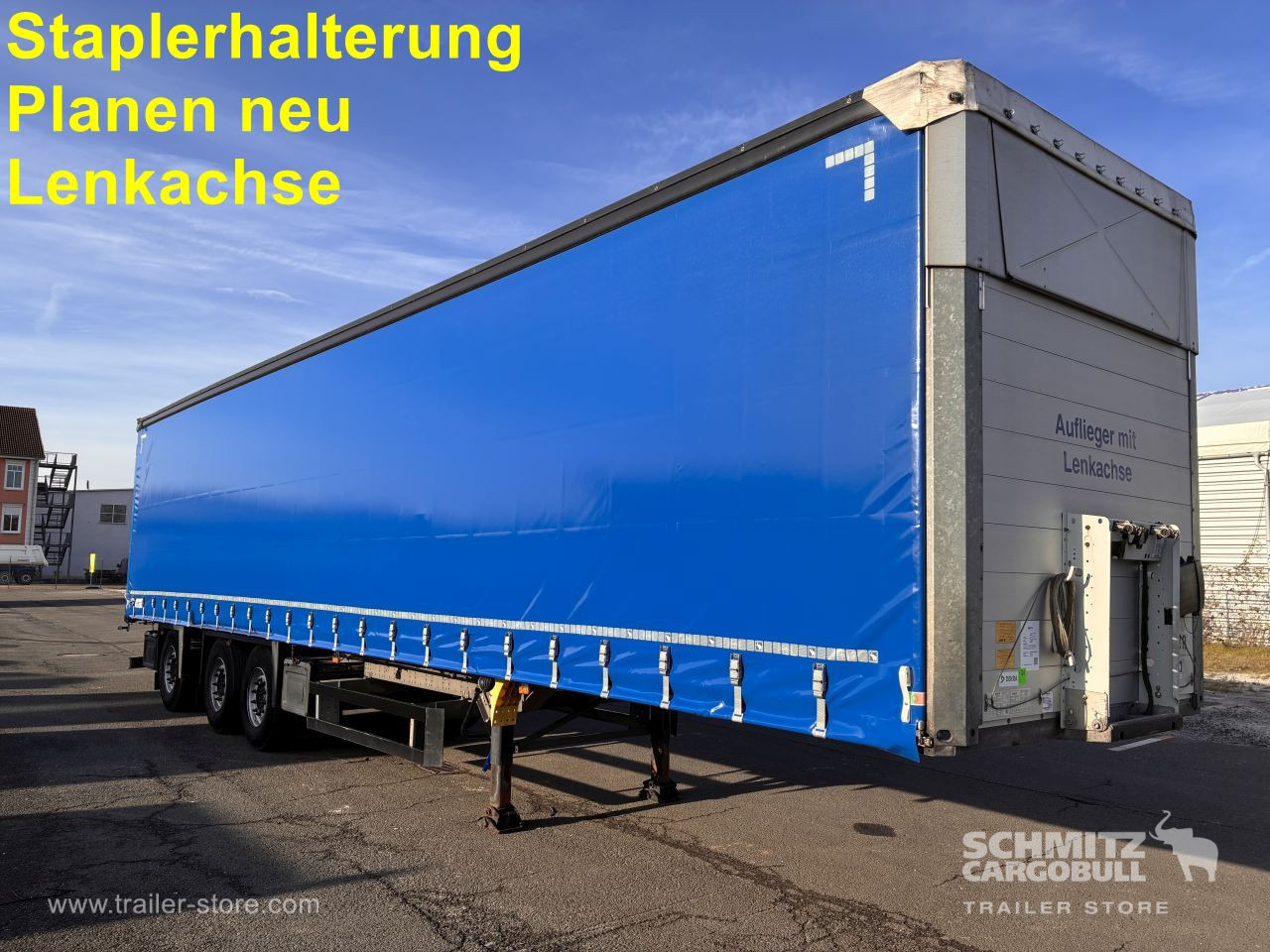 SCHMITZ Auflieger Curtainsider Standard Forklift holder - Curtainsider semi-trailer: picture 1 SCHMITZ Auflieger Curtainsider Standard Forklift holder - Curtainsider semi-trailer: picture 1