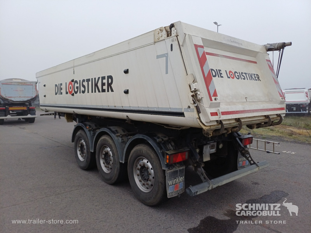 SCHMITZ Auflieger Kipper Alukastenmulde 24m³ - Tipper semi-trailer: picture 5 SCHMITZ Auflieger Kipper Alukastenmulde 24m³ - Tipper semi-trailer: picture 5