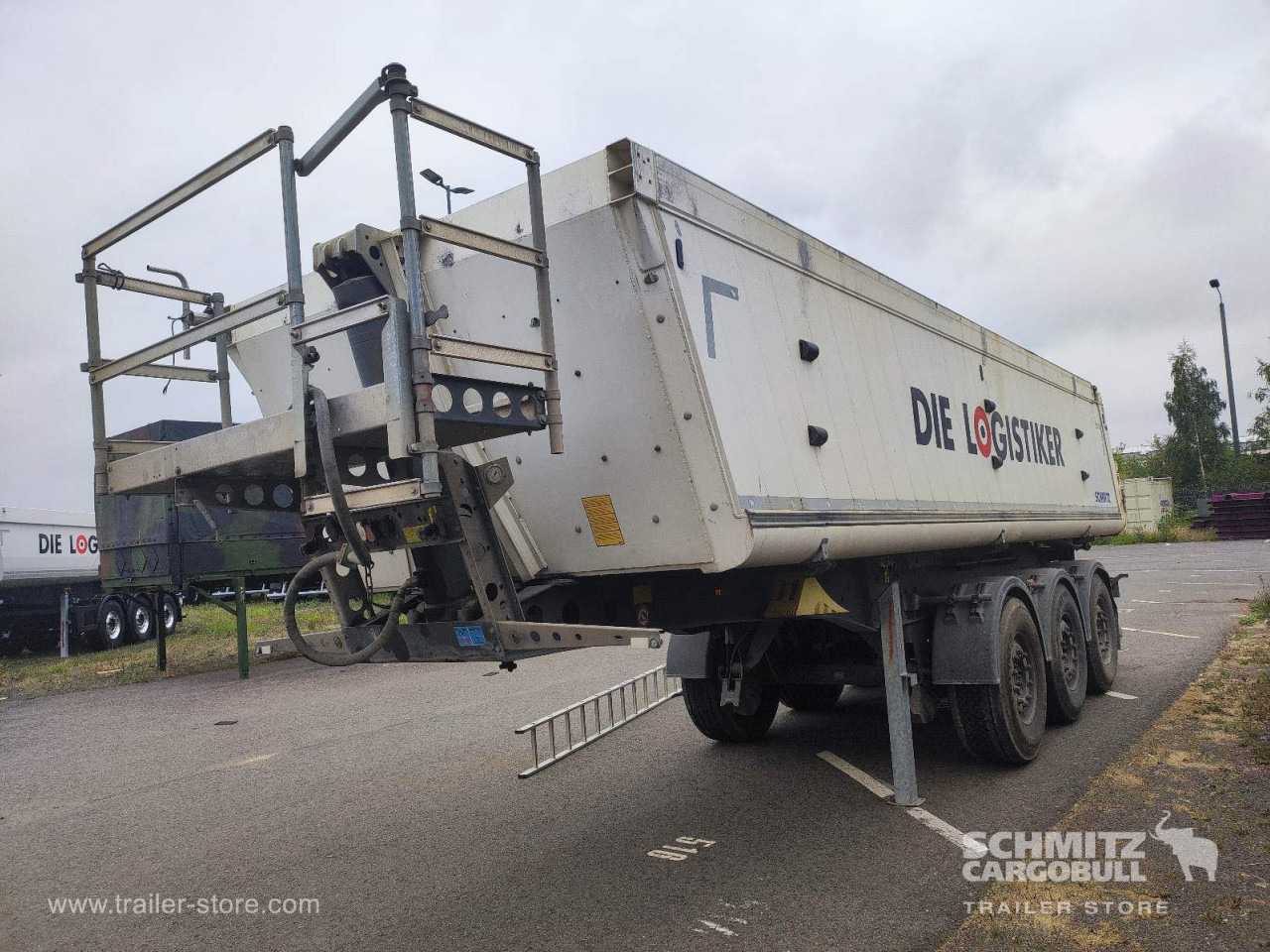 Tipper semi-trailer SCHMITZ Auflieger Kipper Alukastenmulde 24m³: picture 6