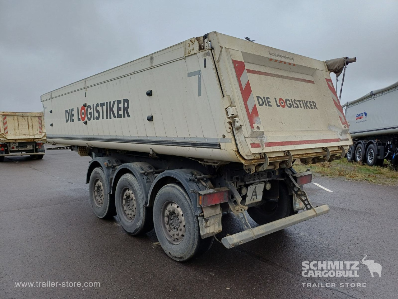 SCHMITZ Auflieger Kipper Alukastenmulde 24m³ - Tipper semi-trailer: picture 4 SCHMITZ Auflieger Kipper Alukastenmulde 24m³ - Tipper semi-trailer: picture 4