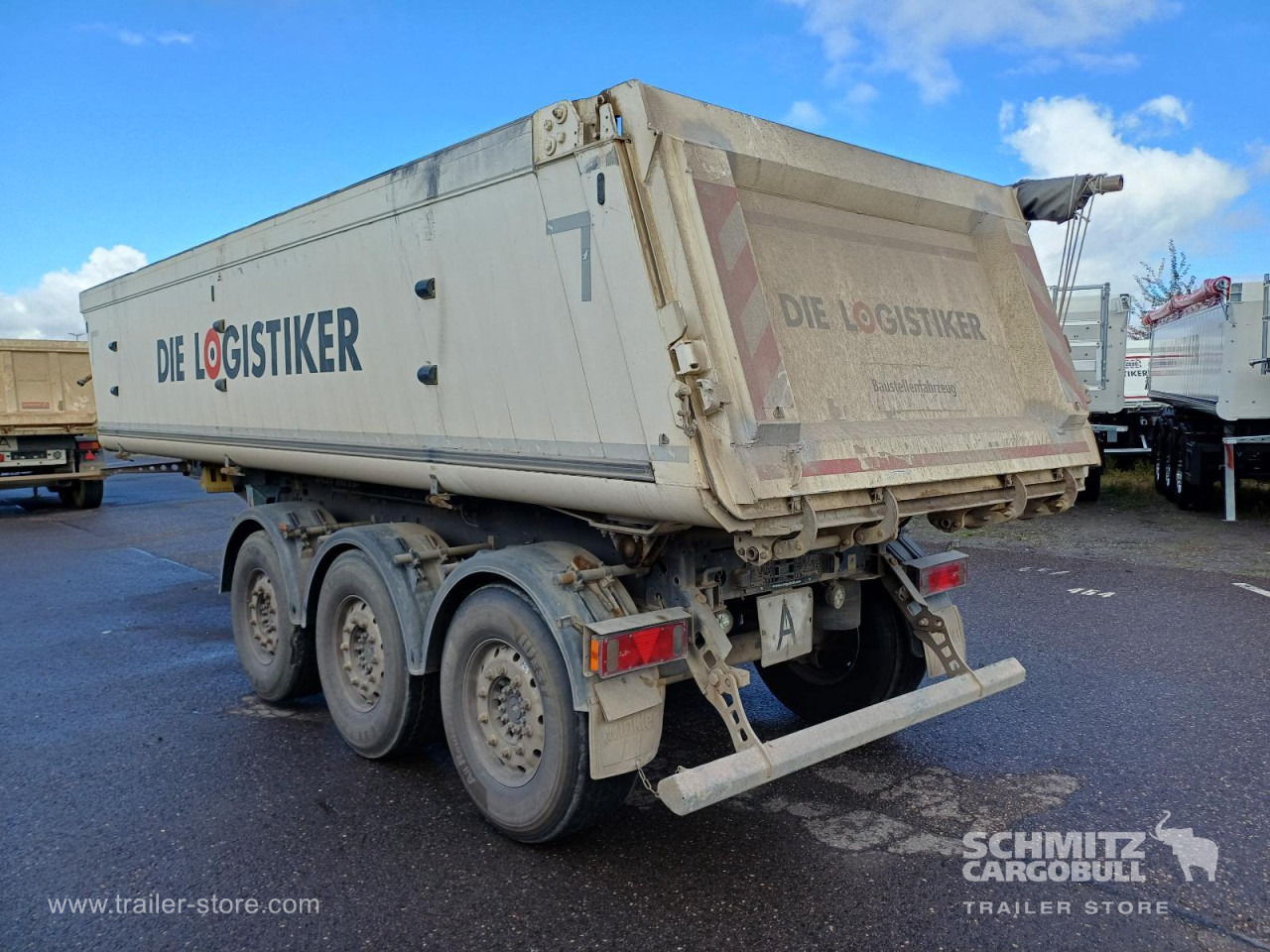 SCHMITZ Auflieger Kipper Alukastenmulde 24m³ - Tipper semi-trailer: picture 4 SCHMITZ Auflieger Kipper Alukastenmulde 24m³ - Tipper semi-trailer: picture 4