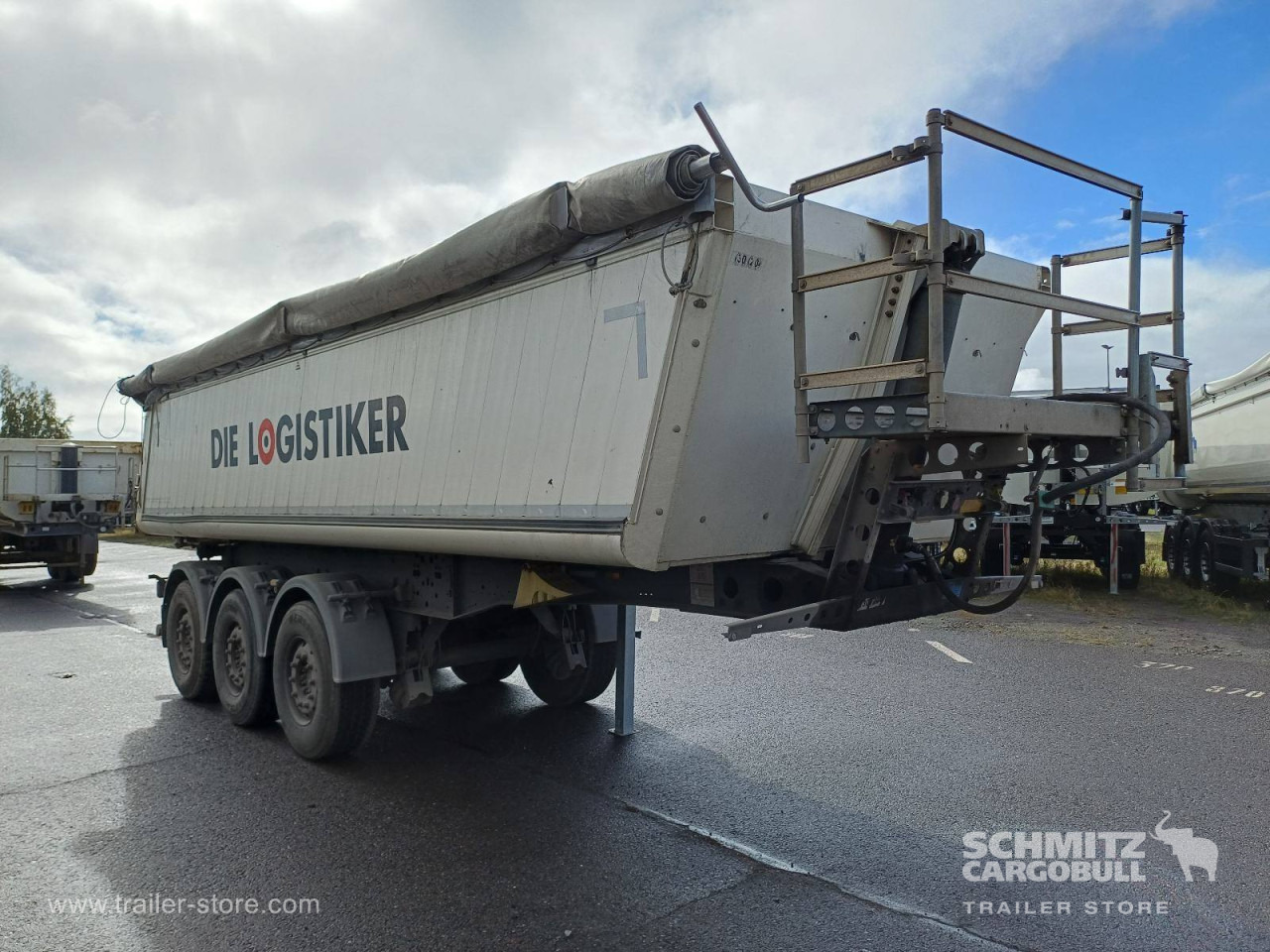 SCHMITZ Auflieger Kipper Alukastenmulde 24m³ - Tipper semi-trailer: picture 1 SCHMITZ Auflieger Kipper Alukastenmulde 24m³ - Tipper semi-trailer: picture 1