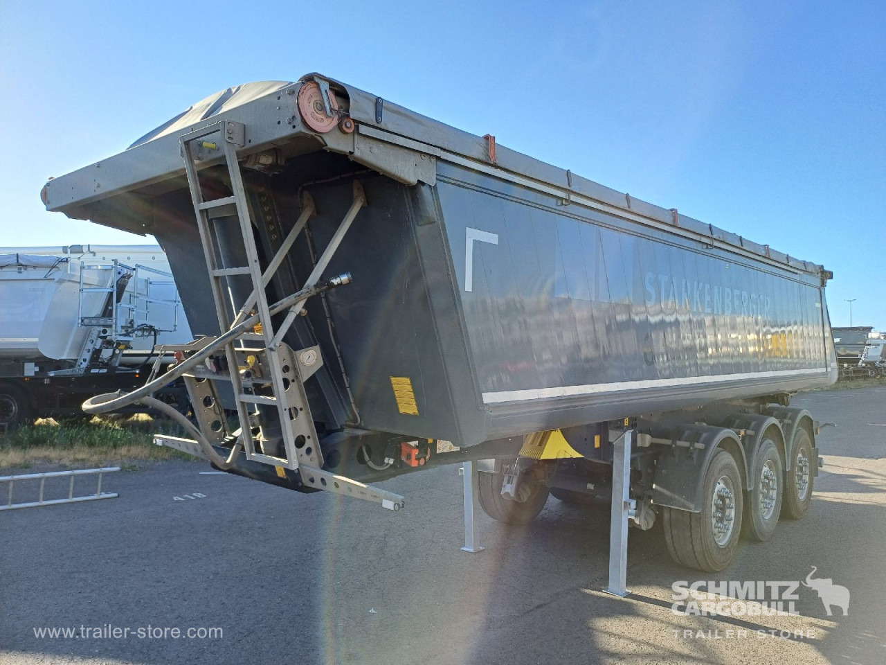 Tipper semi-trailer SCHMITZ Auflieger Kipper Alukastenmulde 24m³: picture 7