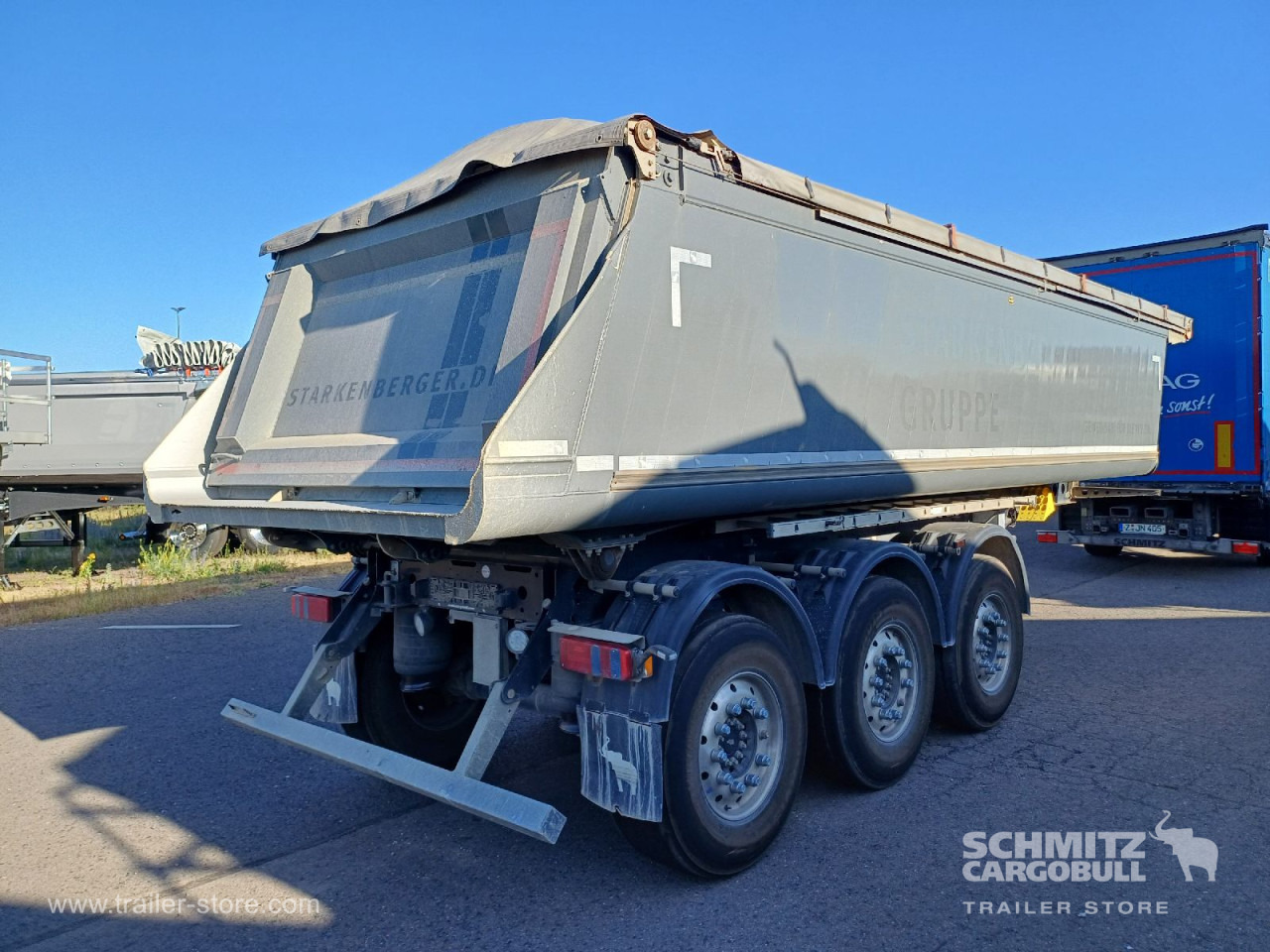 Tipper semi-trailer SCHMITZ Auflieger Kipper Alukastenmulde 24m³: picture 8