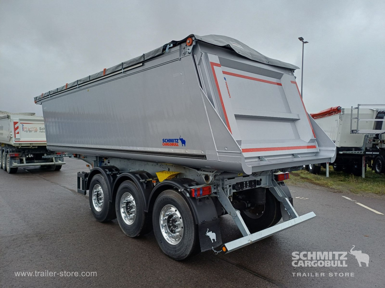 SCHMITZ Auflieger Kipper Alukastenmulde 29m³ - Tipper semi-trailer: picture 5 SCHMITZ Auflieger Kipper Alukastenmulde 29m³ - Tipper semi-trailer: picture 5