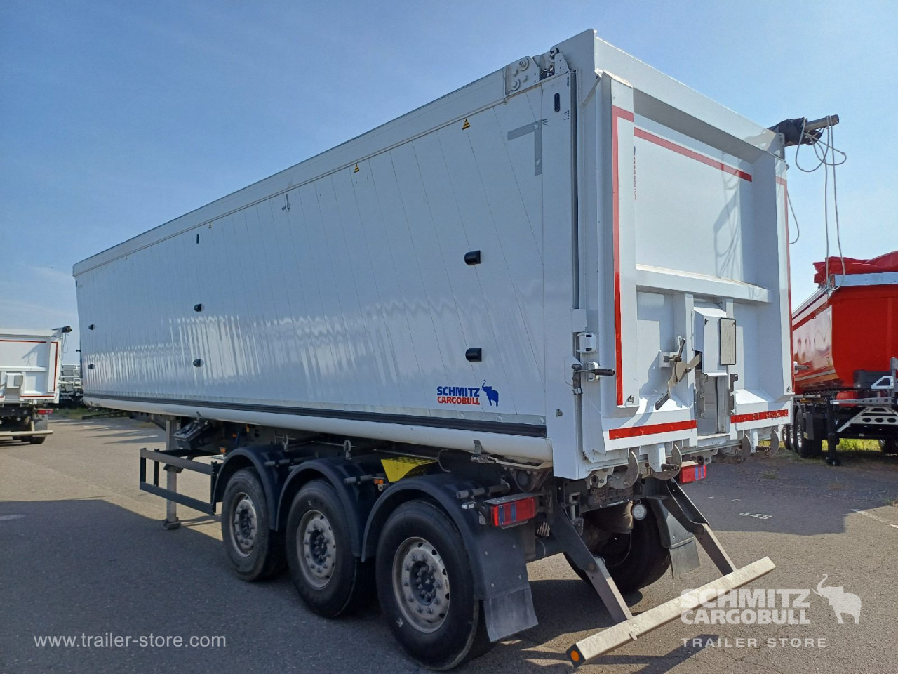 SCHMITZ Auflieger Kipper Alukastenmulde 52m³ - Tipper semi-trailer: picture 4 SCHMITZ Auflieger Kipper Alukastenmulde 52m³ - Tipper semi-trailer: picture 4