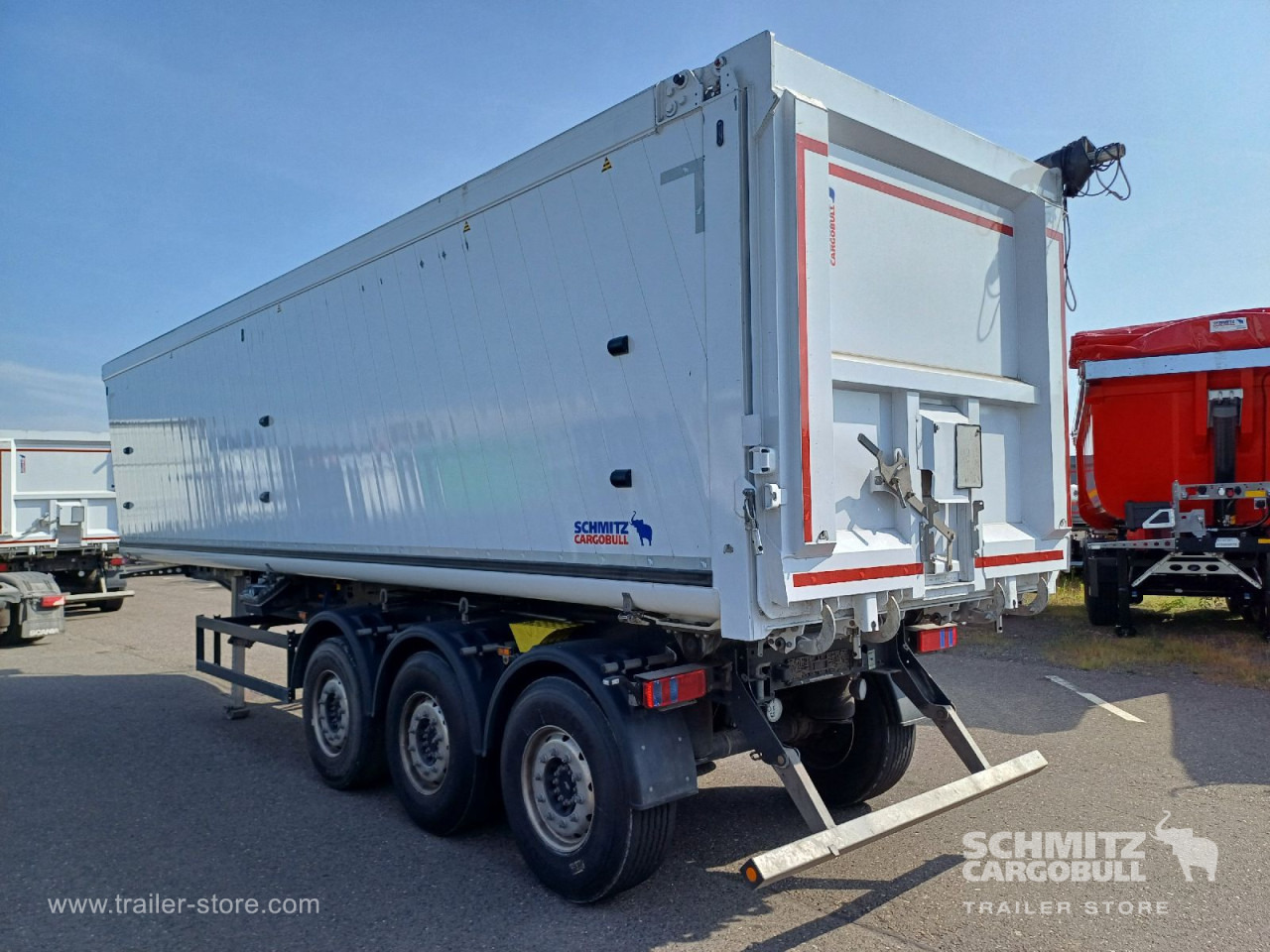 SCHMITZ Auflieger Kipper Alukastenmulde 52m³ - Tipper semi-trailer: picture 4 SCHMITZ Auflieger Kipper Alukastenmulde 52m³ - Tipper semi-trailer: picture 4