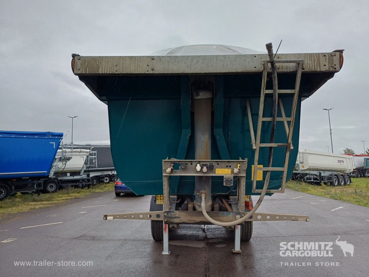 Tipper semi-trailer SCHMITZ Auflieger Kipper Stahlrundmulde 24m³: picture 10