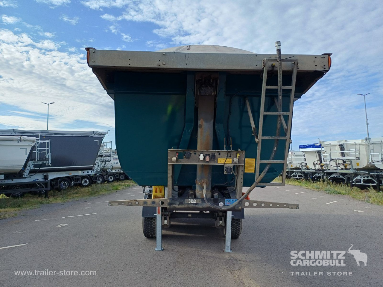 Tipper semi-trailer SCHMITZ Auflieger Kipper Stahlrundmulde 24m³: picture 10