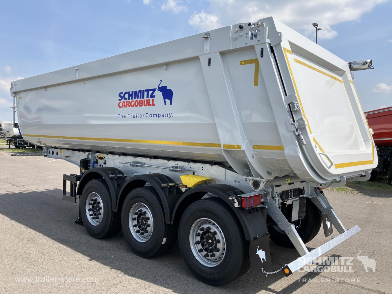 SCHMITZ Auflieger Kipper Stahlrundmulde - Tipper semi-trailer: picture 5 SCHMITZ Auflieger Kipper Stahlrundmulde - Tipper semi-trailer: picture 5