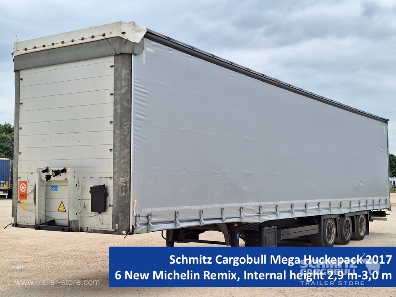 SCHMITZ Curtainsider Mega - Curtainsider semi-trailer: picture 1 SCHMITZ Curtainsider Mega - Curtainsider semi-trailer: picture 1