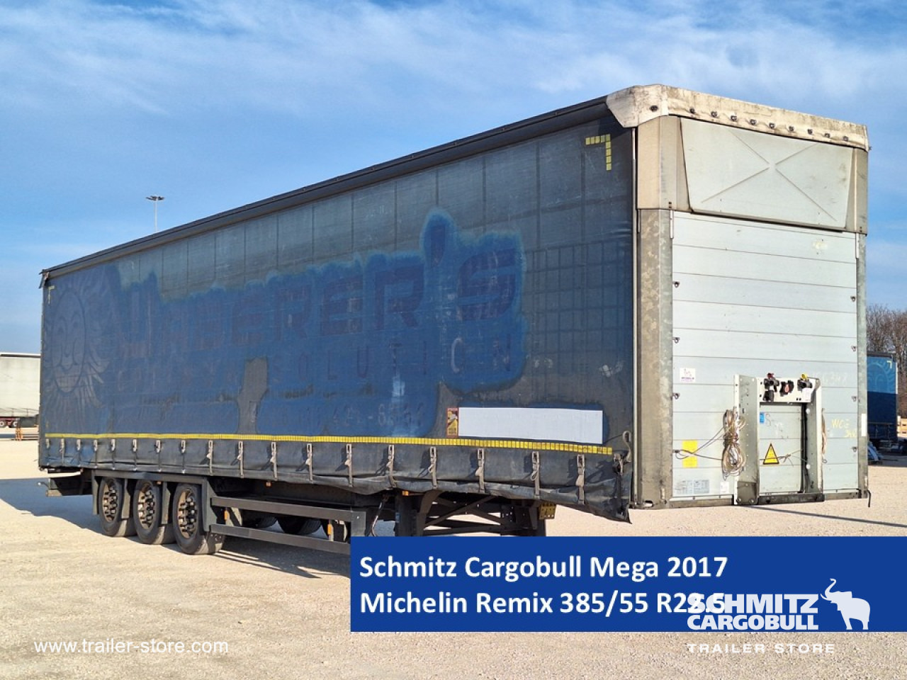 SCHMITZ Curtainsider Mega - Curtainsider semi-trailer: picture 1 SCHMITZ Curtainsider Mega - Curtainsider semi-trailer: picture 1