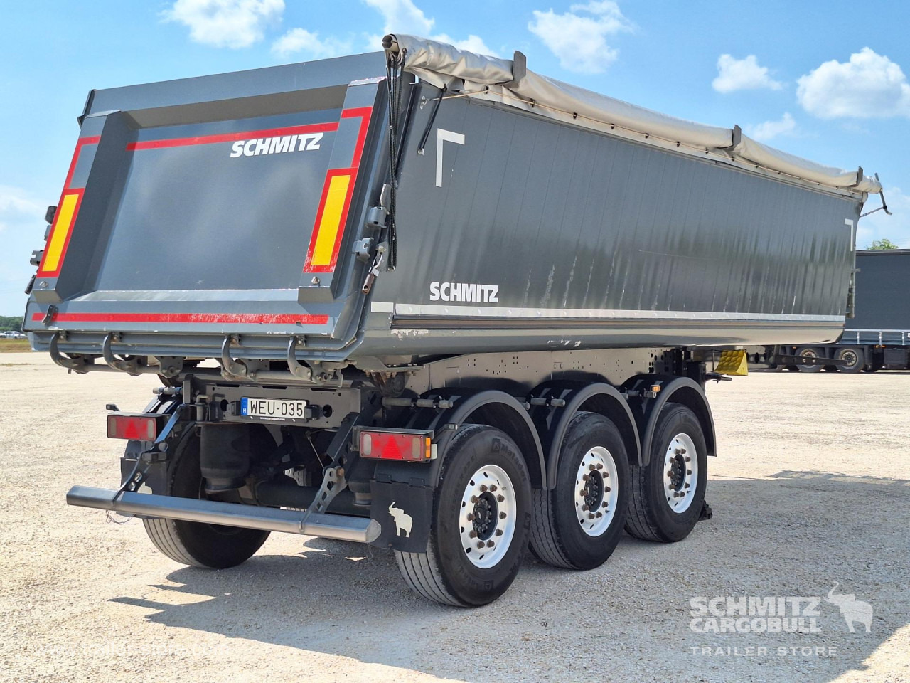 Tipper semi-trailer SCHMITZ Tipper Alu-square sided body 27m³: picture 11
