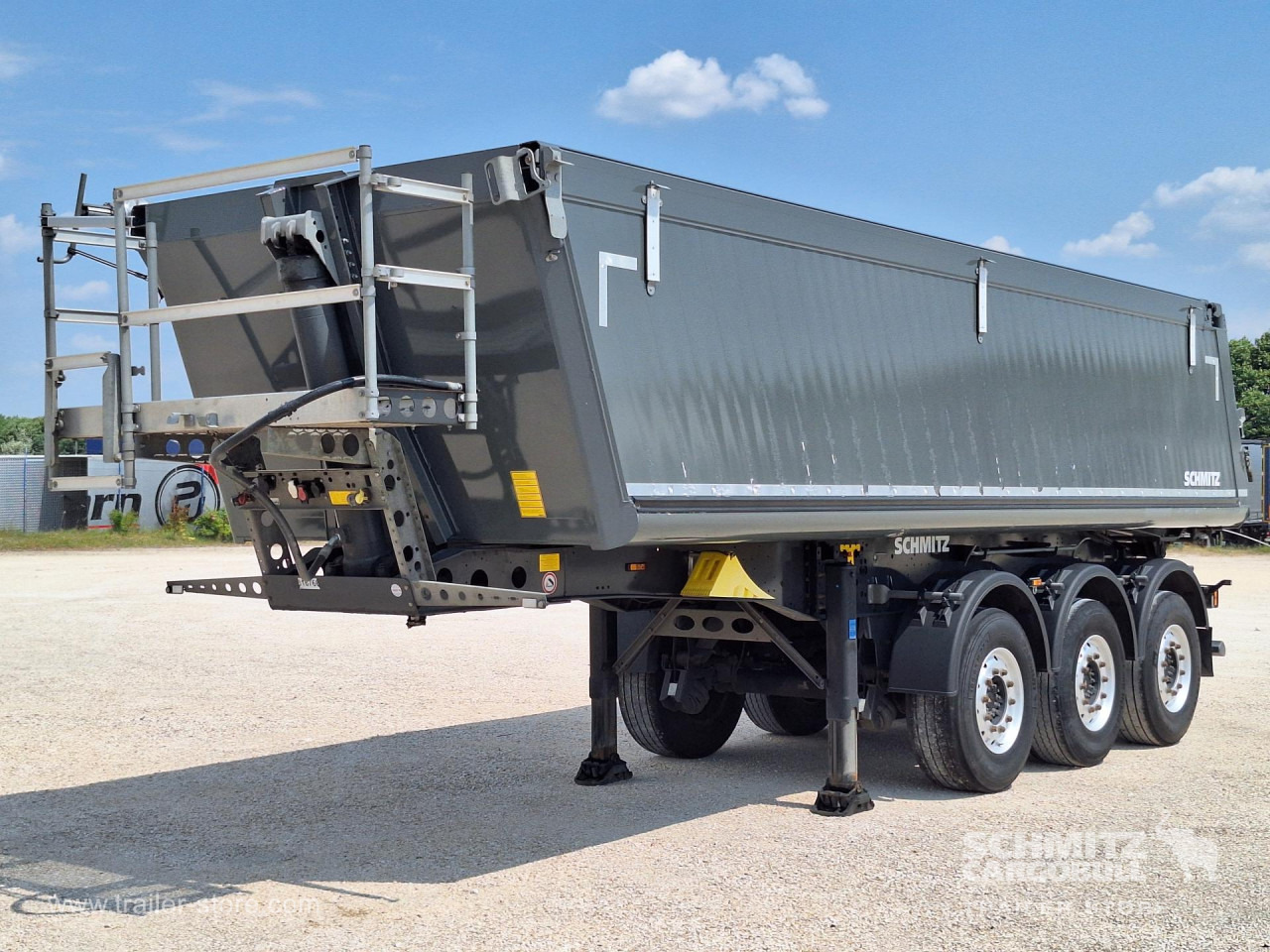 Tipper semi-trailer SCHMITZ Tipper Alu-square sided body 27m³: picture 8