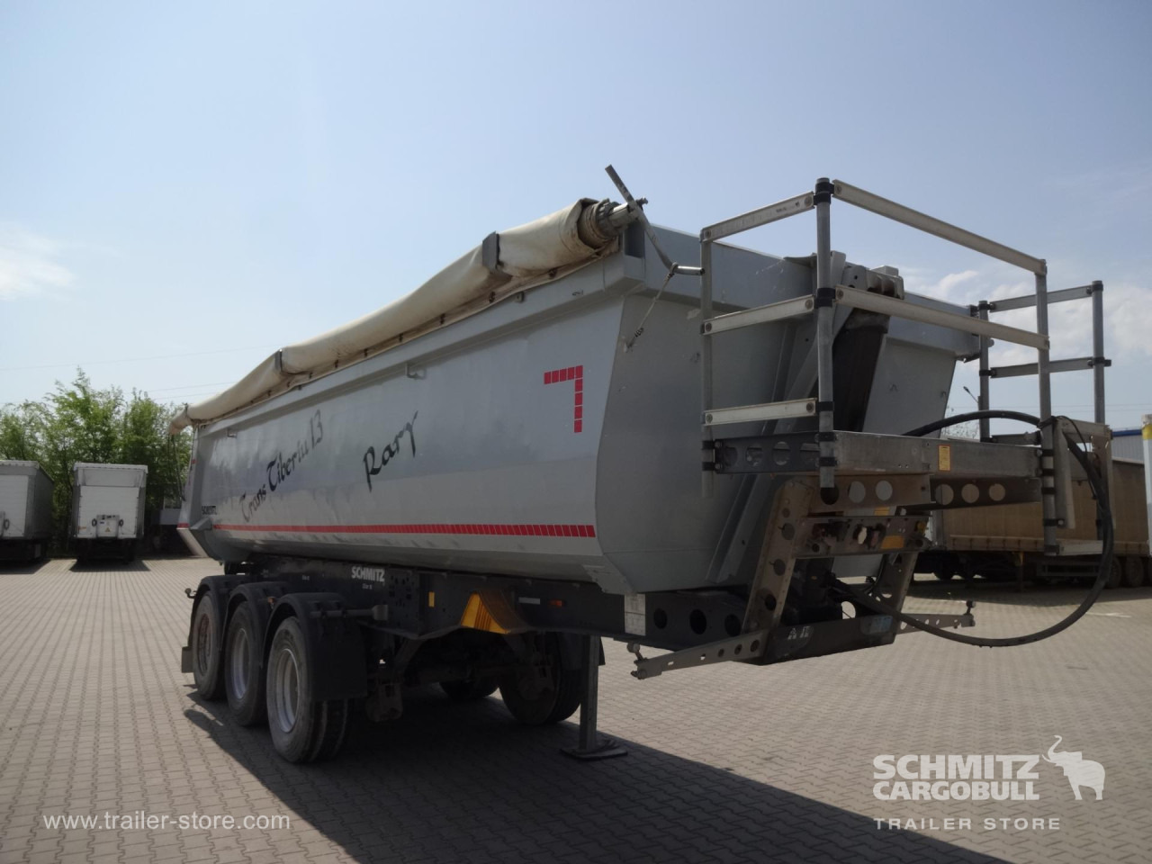SCHMITZ Bena basculabila semirotunda din otel 24m³ - Tipper semi-trailer: picture 5 SCHMITZ Bena basculabila semirotunda din otel 24m³ - Tipper semi-trailer: picture 5