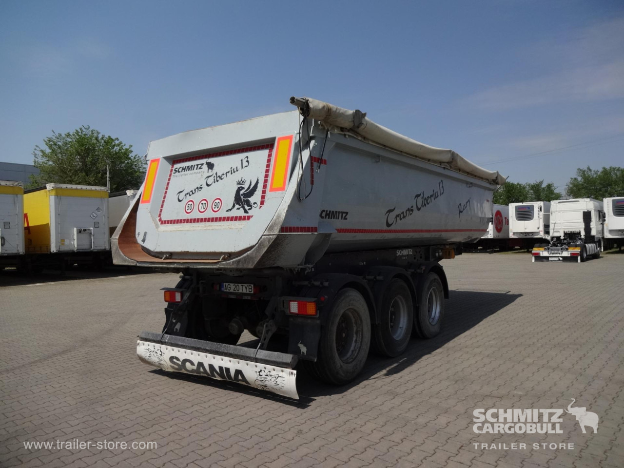 SCHMITZ Bena basculabila semirotunda din otel 24m³ - Tipper semi-trailer: picture 3 SCHMITZ Bena basculabila semirotunda din otel 24m³ - Tipper semi-trailer: picture 3