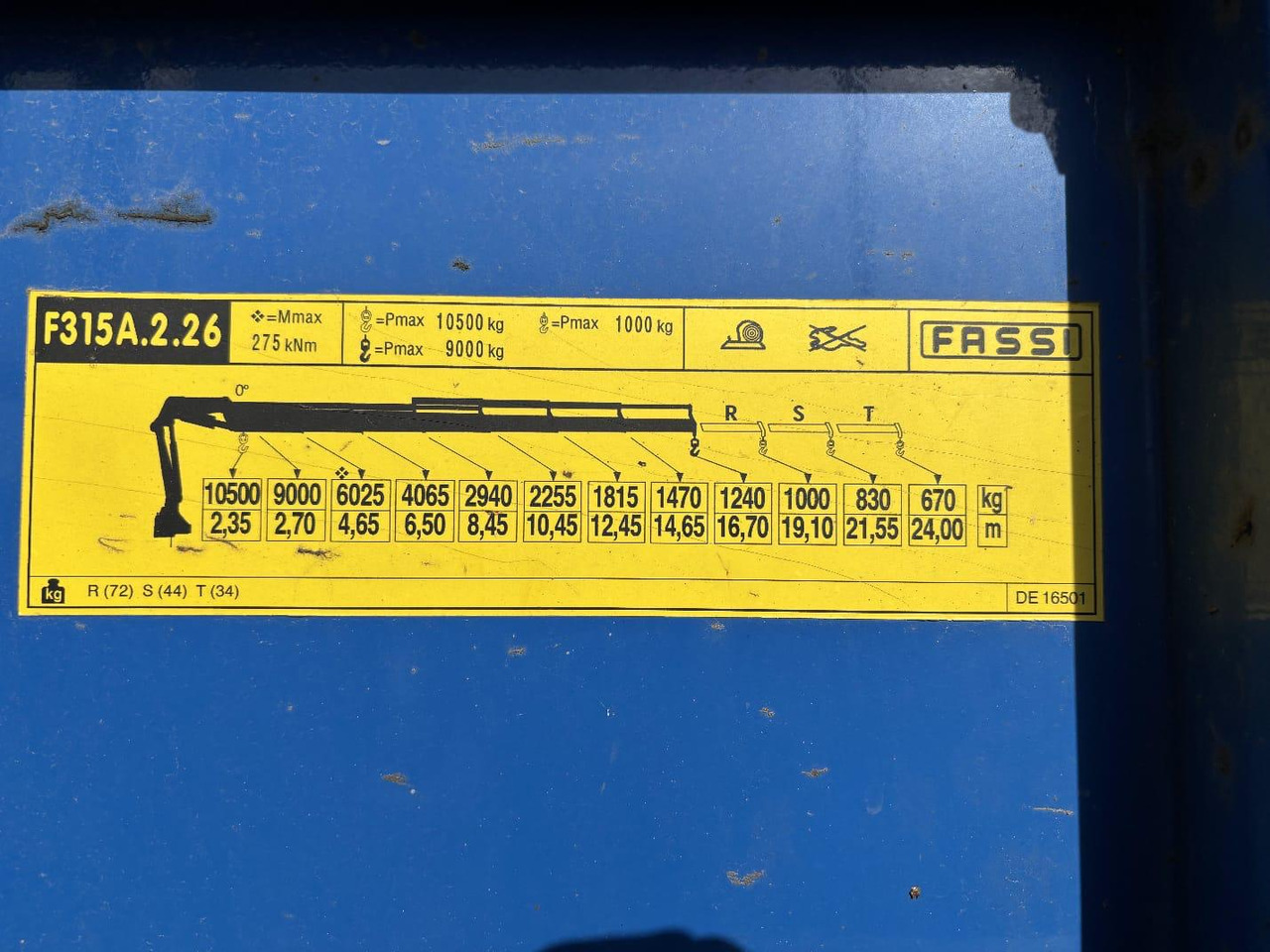 Crane truck DAF CF 480 8x4 E6 / Fassi F315A.2.26 crane / flatbedCF 480 8x4 E6 / Fassi F315A.2.26 crane / flatbed: picture 12