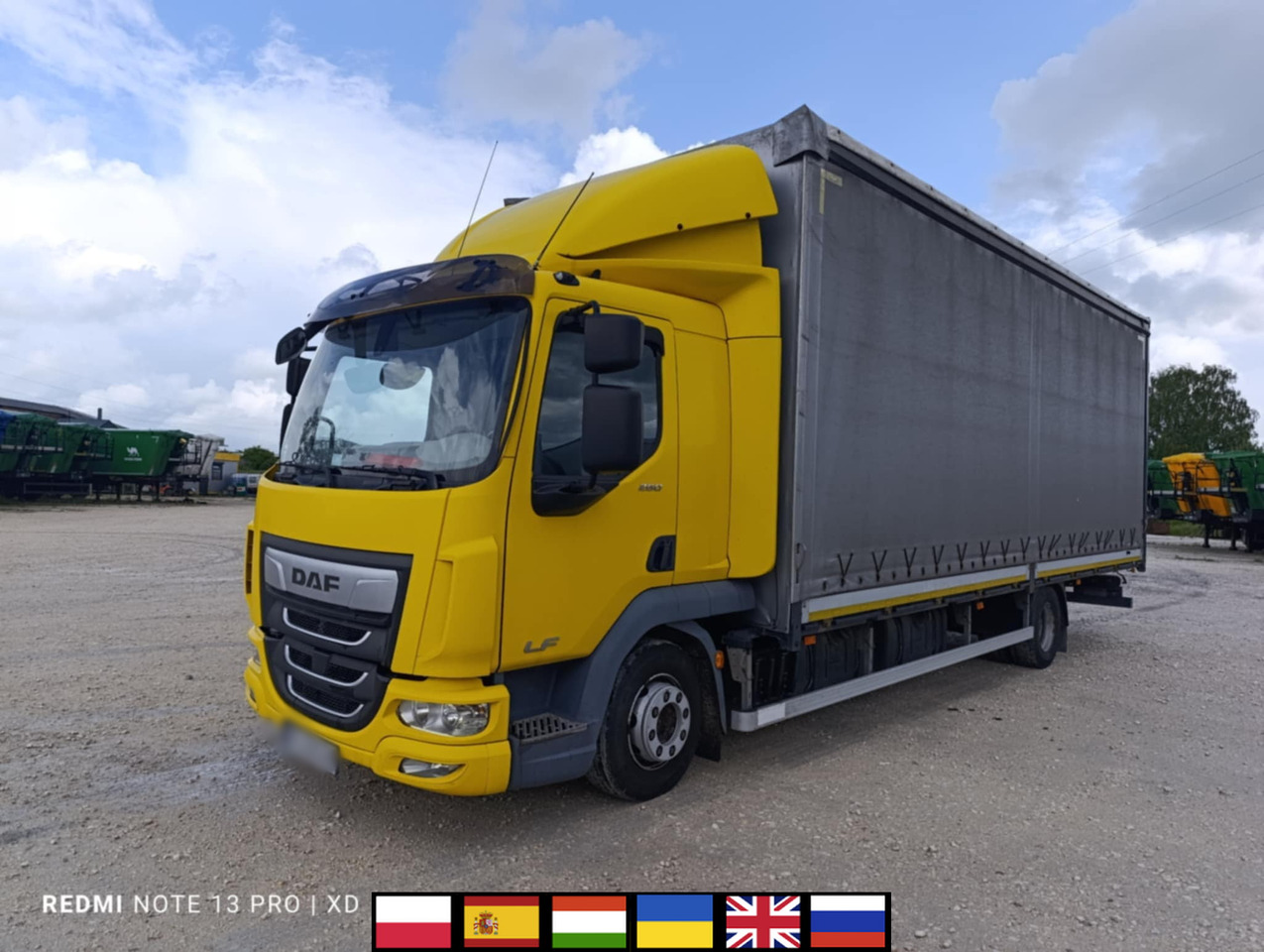 DAF LF 260 / Curtainsider 18 EPAL / sleeper cab - Curtainsider truck: picture 1 DAF LF 260 / Curtainsider 18 EPAL / sleeper cab - Curtainsider truck: picture 1