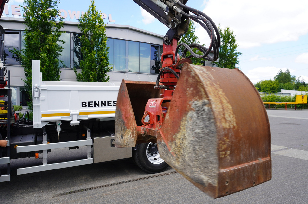 Crane truck IVECO Eurocargo 160E22 EEV Dump truck / Bortmatic / Crane FASSI F95A.0.22: picture 26