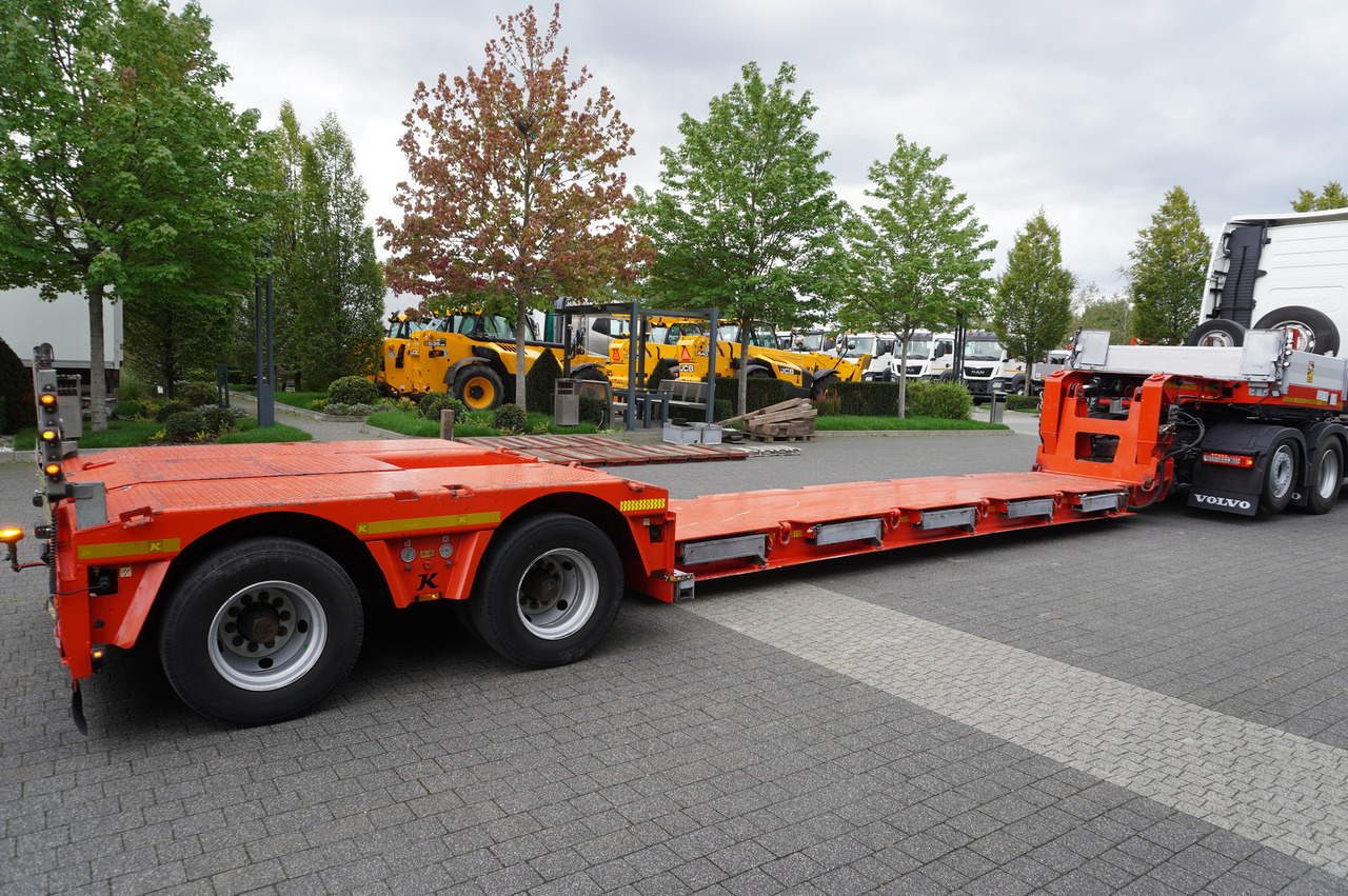 Low loader semi-trailer KÄSSBOHRER LB2 TIEF-BETT low loader semi-trailer / 16.5 m / Extendable semi-trailer / steered axles / 2 units: picture 8 Low loader semi-trailer KÄSSBOHRER LB2 TIEF-BETT low loader semi-trailer / 16.5 m / Extendable semi-trailer / steered axles / 2 units: picture 8