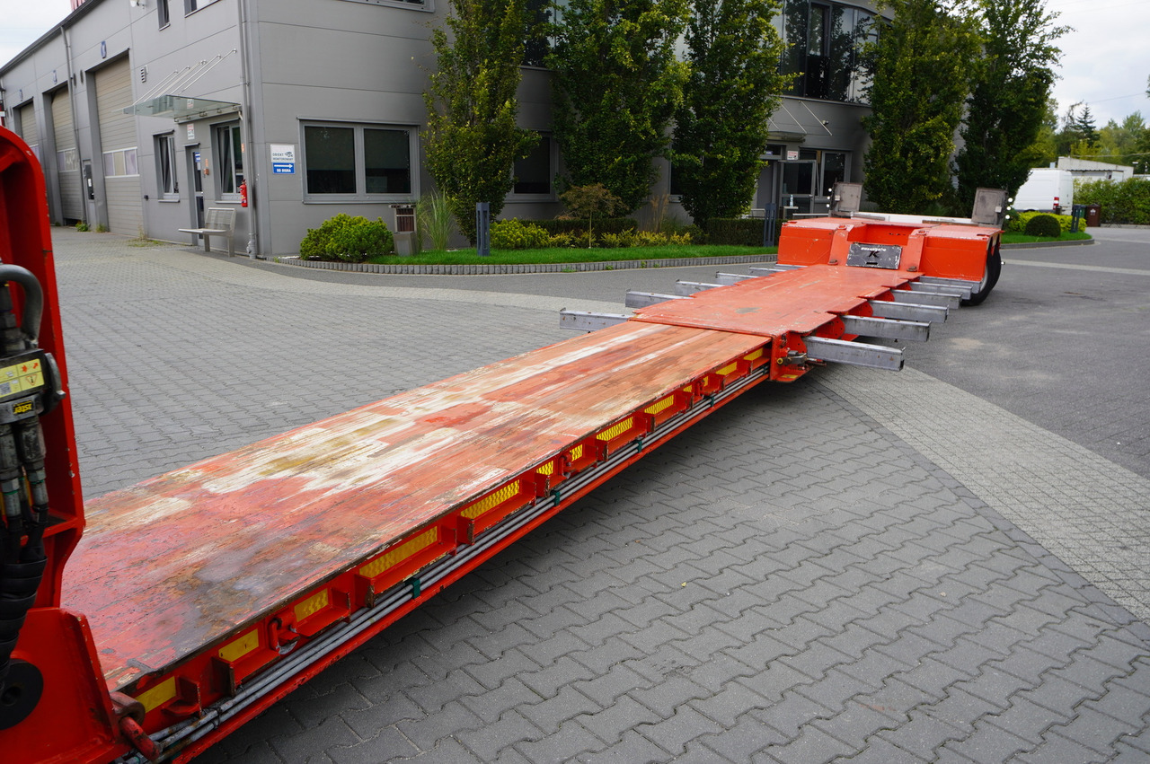 Low loader semi-trailer KÄSSBOHRER LB2 TIEF-BETT low loader semi-trailer / 16.5 m / Extendable semi-trailer / steered axles / 2 units: picture 17 Low loader semi-trailer KÄSSBOHRER LB2 TIEF-BETT low loader semi-trailer / 16.5 m / Extendable semi-trailer / steered axles / 2 units: picture 17