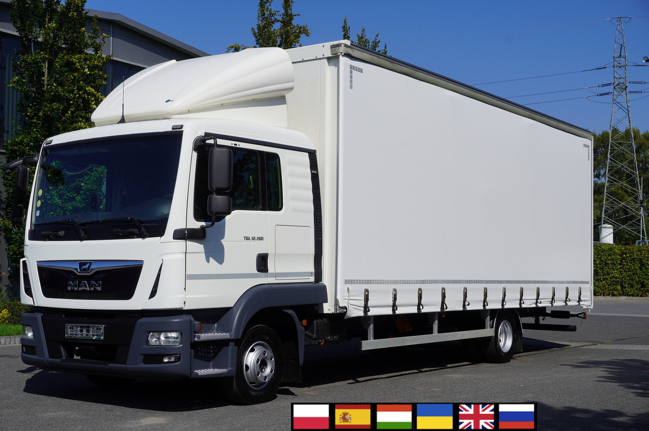 MAN TGL 12.190 / Curtainsider 19 EPAL / Sleeper cab - Curtainsider truck: picture 1 MAN TGL 12.190 / Curtainsider 19 EPAL / Sleeper cab - Curtainsider truck: picture 1